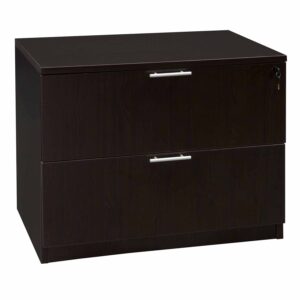 Everyday 2 Drawer 36 in Laminate Lateral File, Espresso