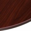 Everyday 8 Foot Laminate Racetrack Conference Table, Mahogany