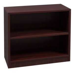 Everyday 30 in 2 Shelf Laminate Bookcase, Mahogany