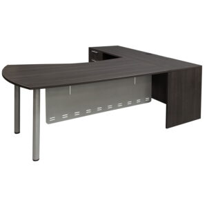 Everyday Modern Left Return Laminate L Shape Desk, Gray
