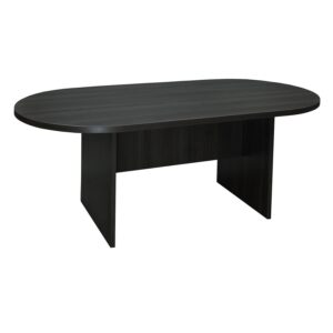 Everyday 6 Foot Laminate Racetrack Conference Table, Gray
