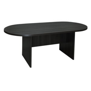 Everyday 8 Foot Laminate Racetrack Conference Table, Gray