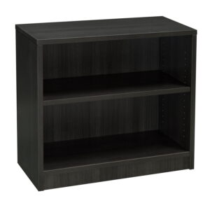Everyday 30 in 2 Shelf Laminate Bookcase, Gray