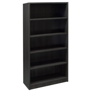 Everyday 66 In 5 Shelf Laminate Bookcase, Gray