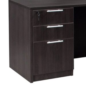 Everyday Deluxe Laminate Pedestal Box Box File Upgrade, Gray