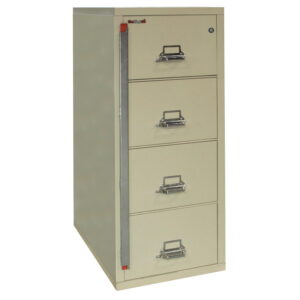 Fireking Used 4 Drawer Legal Size Lateral File, Putty