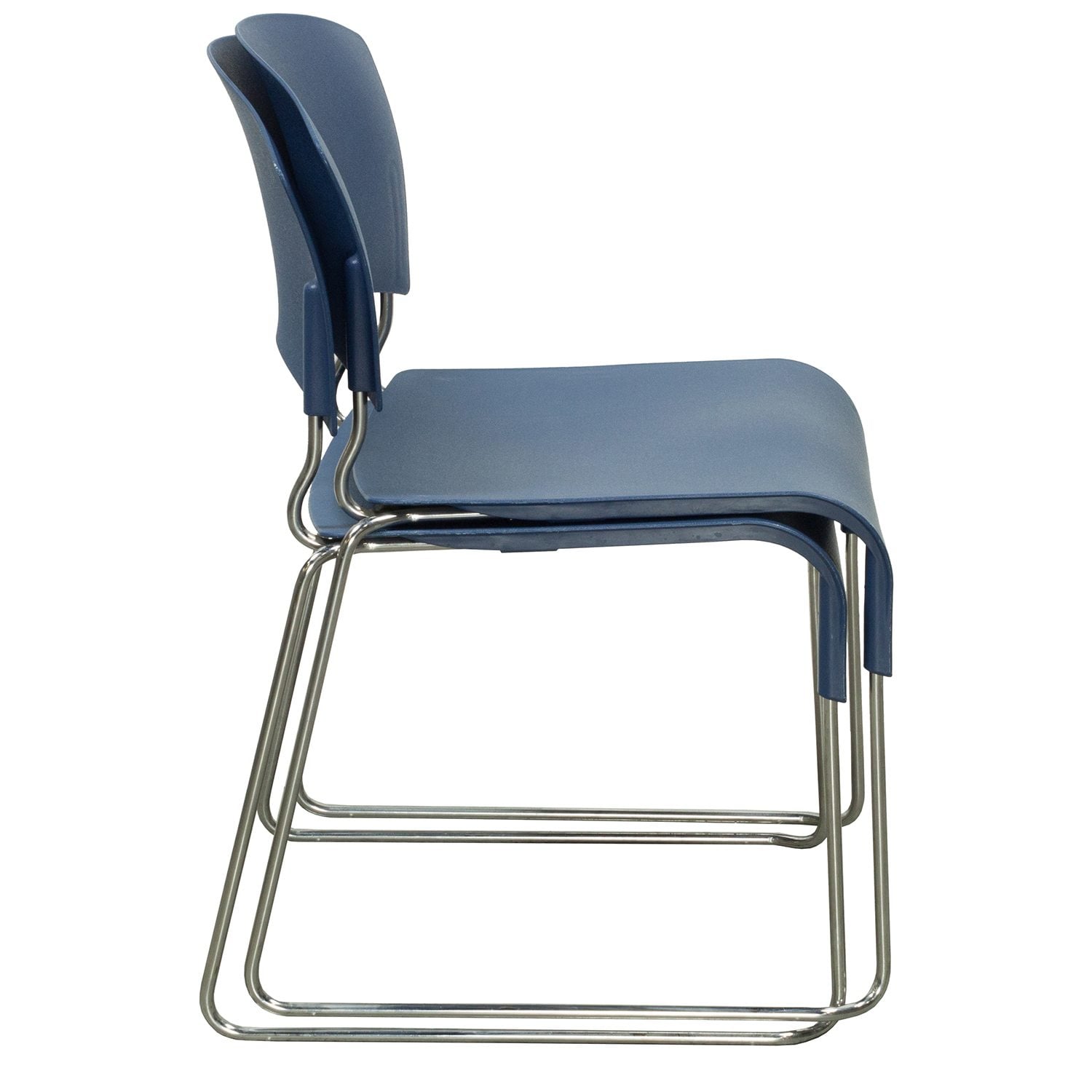 Fixtures Furniture Jazz Used Stack Chair, Blue - National Office