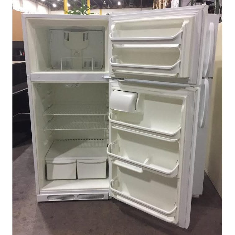 Large Frigidaire Used Refrigerator, White National Office Interiors