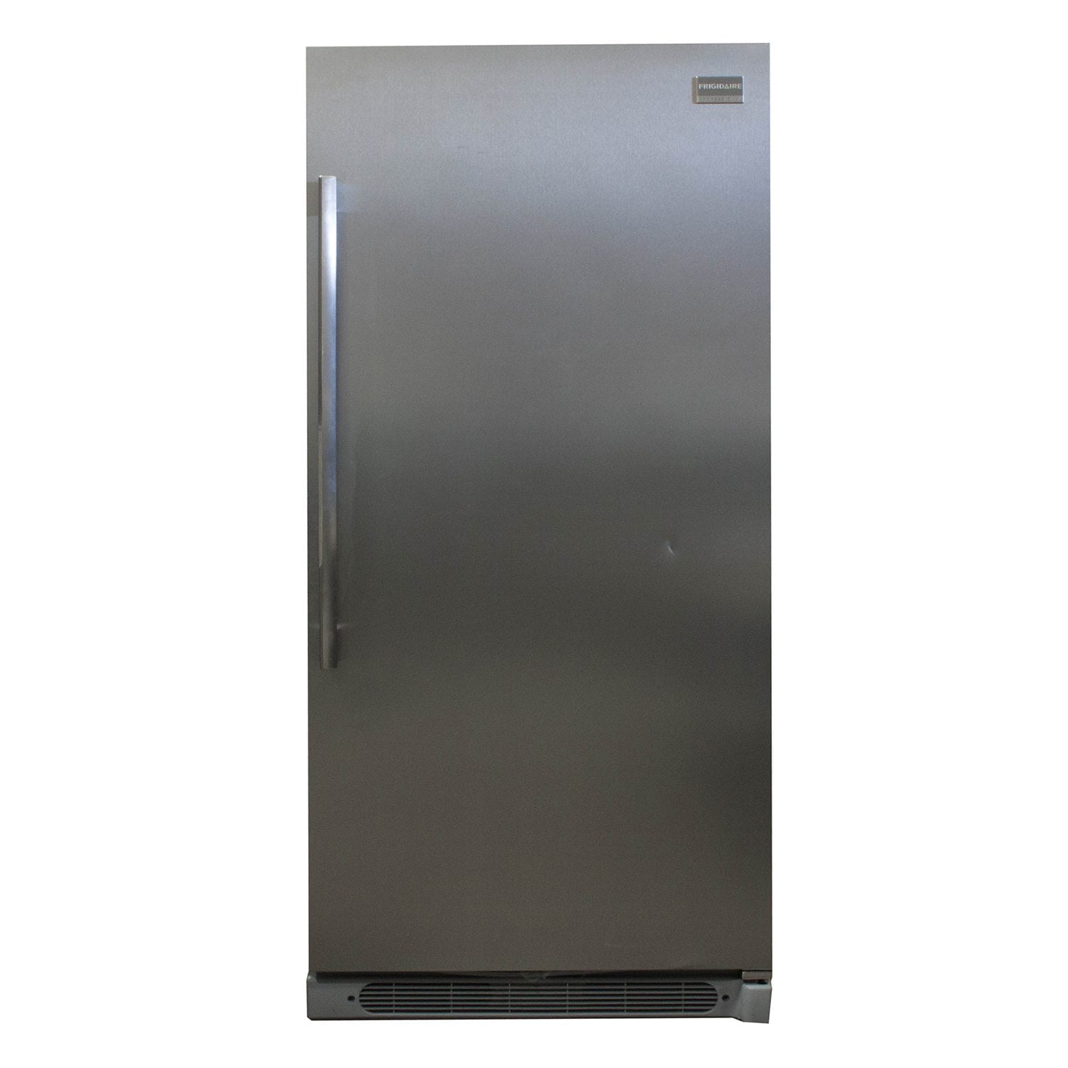 Large Frigidaire Used Refrigerator, Silver National Office Interiors