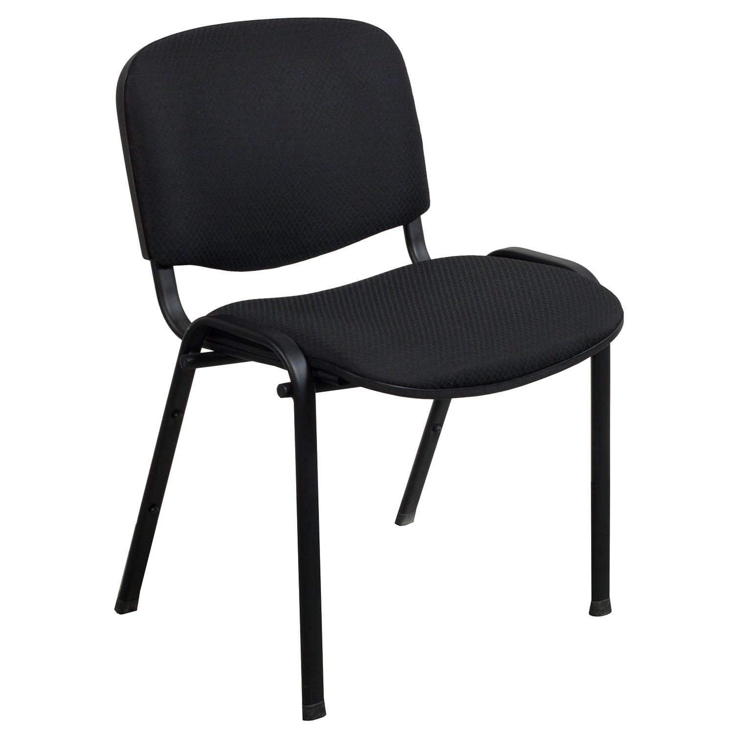 Global Used Armless Stack Chair, Black National Office Interiors and Liquidators