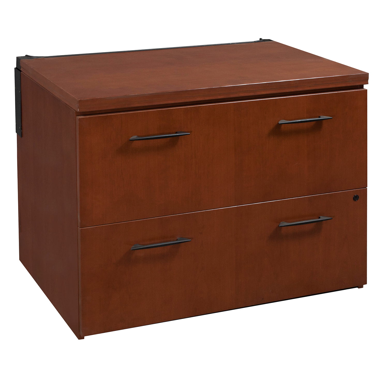 Haworth Used 2 Drawer 36 Inch Veneer Lateral File, Cherry National