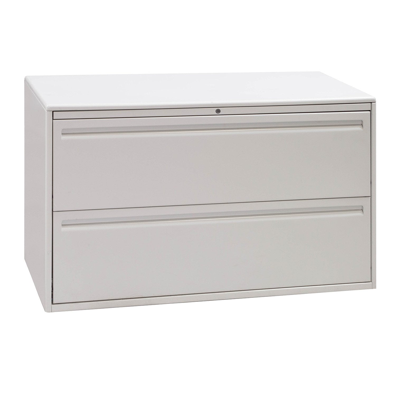 Haworth Used 42 Inch 2 Drawer Lateral File, Putty National Office