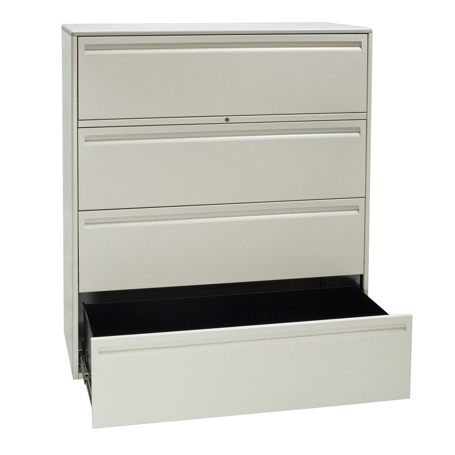 Haworth 950 Series Used 4 Drawer 42 inch Lateral File, Cream National