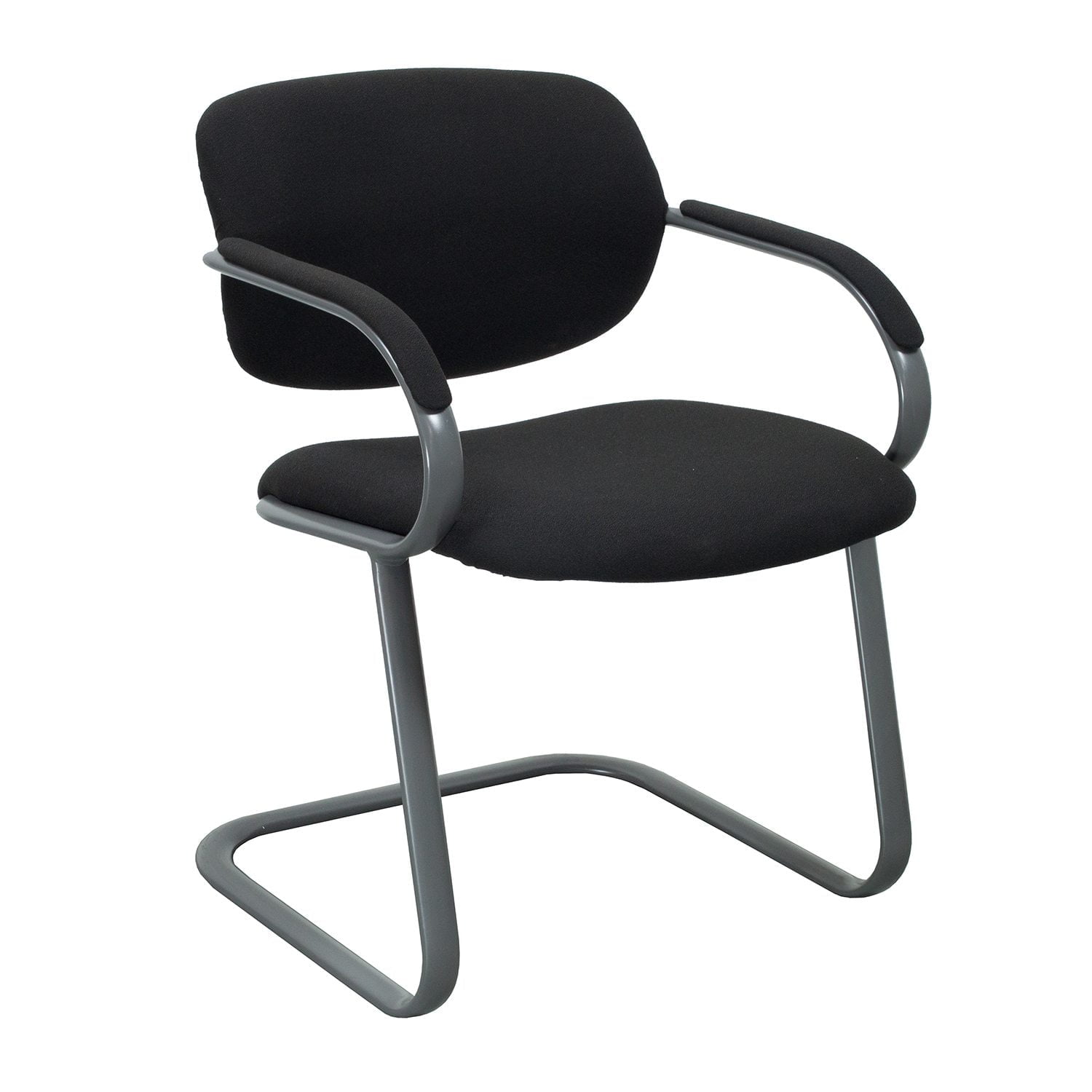 Haworth Reupholstered Used Side Chair, Black National Office