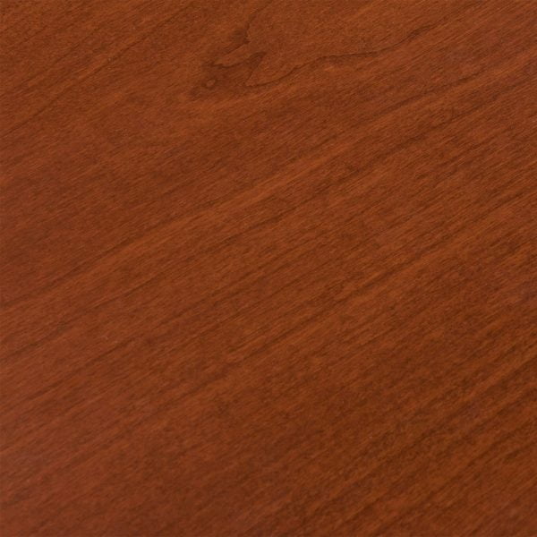 Haworth Veneer Used Bow Front Desk Set, Cherry National Office