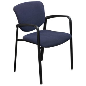 Haworth Improv Used Stack Chair, Purple Checker