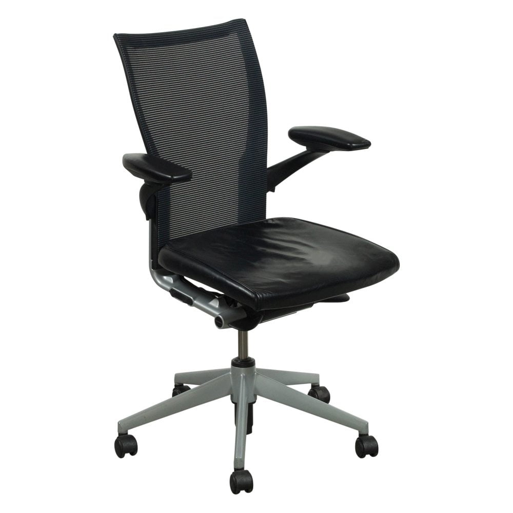 Haworth X99 Used Conference Chair, Black National Office Interiors
