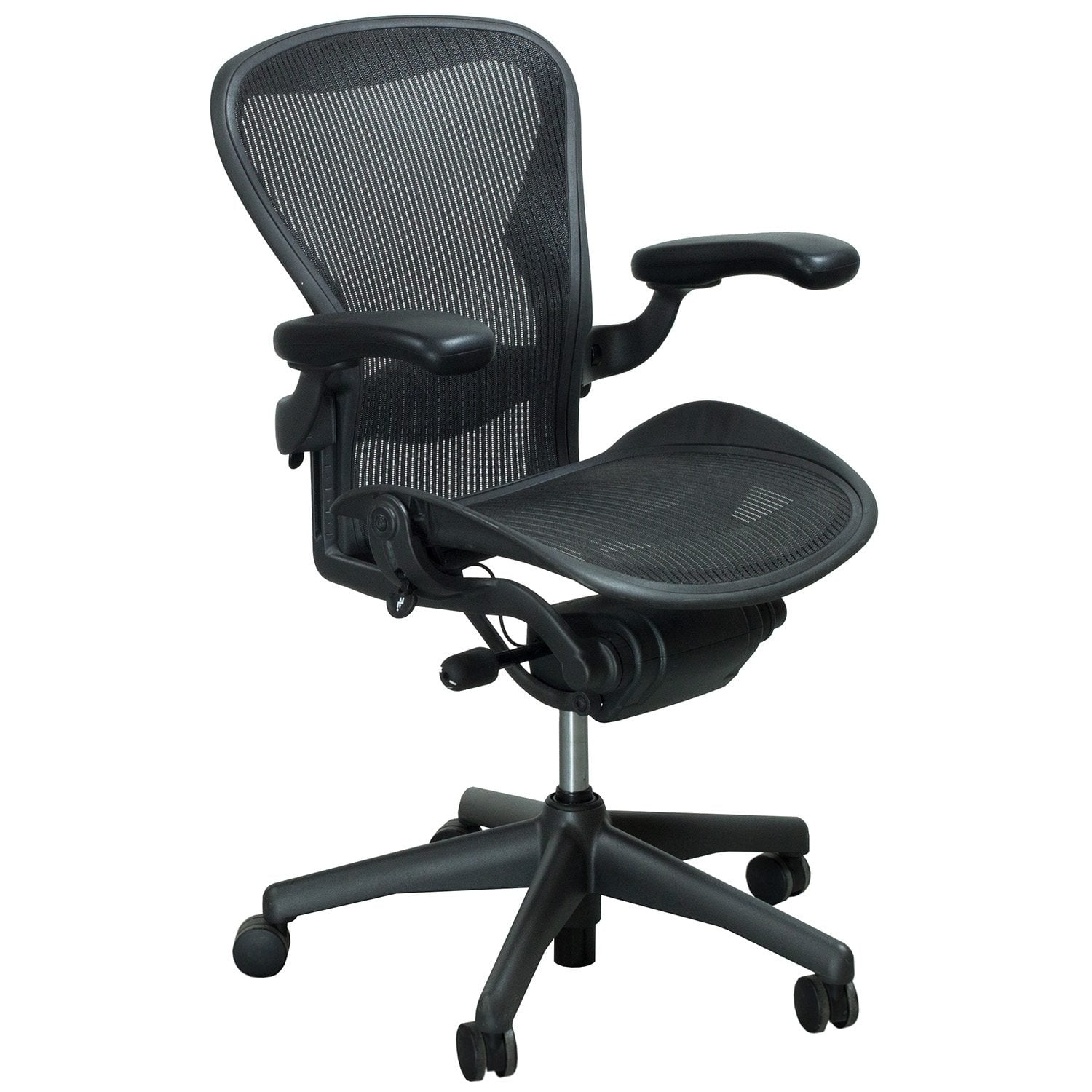 Herman Miller Aeron Used Size B Task Chair, Carbon