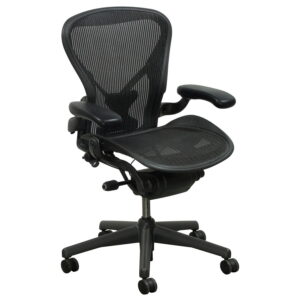 Herman Miller Aeron PostureFit Used Size C Task Chair, Carbon