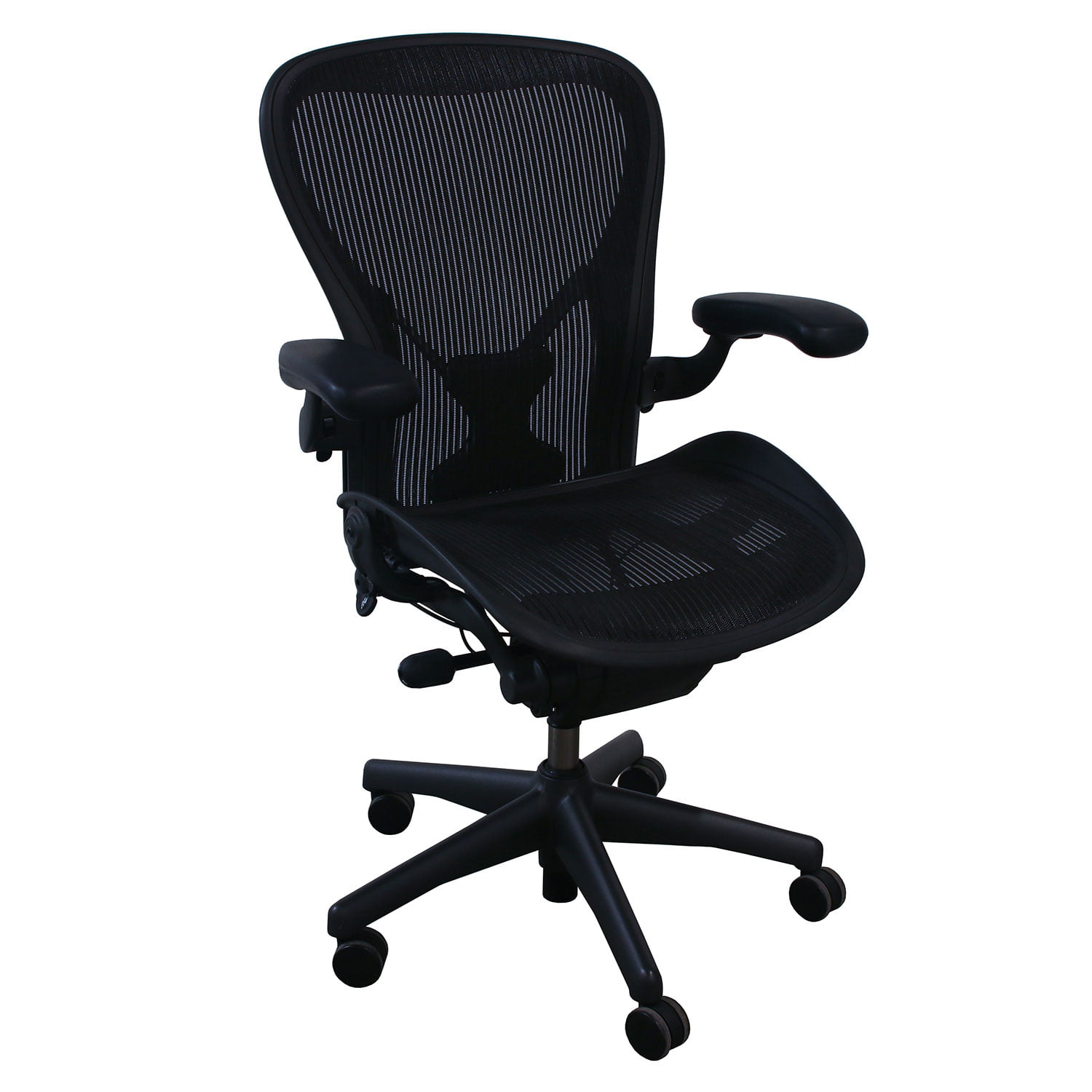 Herman Miller Aeron PostureFit Used Size C Task Chair, Carbon