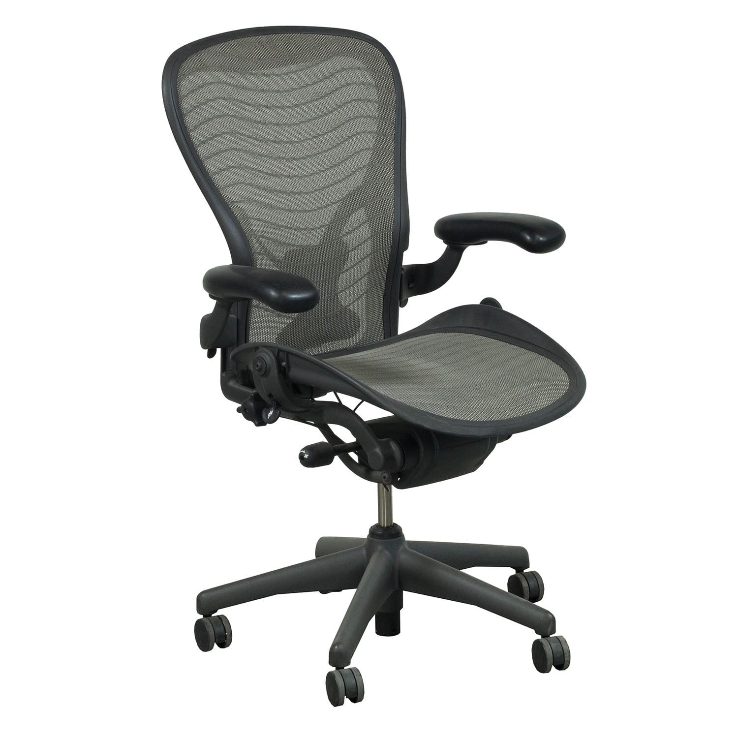 Herman Miller Aeron Used Posture Fit Size C Task Chair, Pyrite Wave -  National Office Interiors and Liquidators