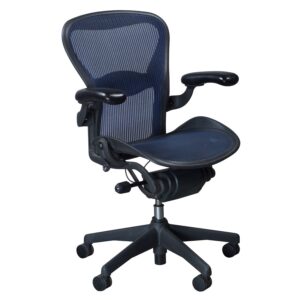 Herman Miller Aeron Used Size B Task Chair, Cobalt