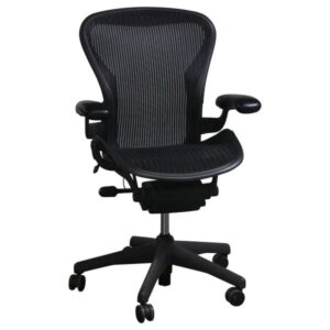 Herman Miller Aeron Used Size B Conference Chair, Carbon