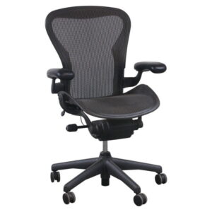 Herman Miller Aeron Used Size B Conference Chair, Lead