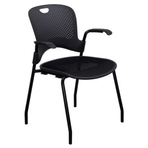Herman Miller Caper Used Stack Chair, Black