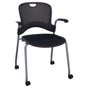 Herman Miller Caper Used Mobile Stack Chair, Brown