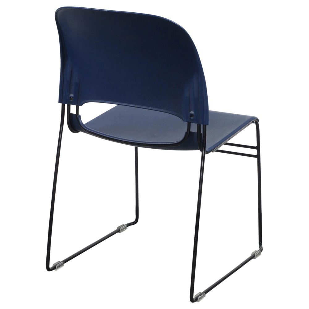 Herman Miller Limerick Used Plastic Stack Chair, Blue National Office
