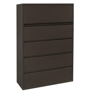 Herman Miller Meridian Used 42 Inch 5 Drawer Lateral File, Medium Tone