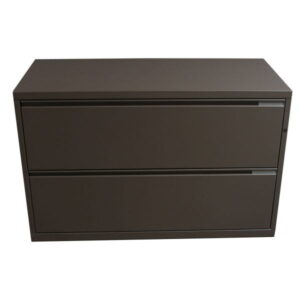 Herman Miller Meridian Used 2 Drawer 42 Inch Lateral File, Medium Tone