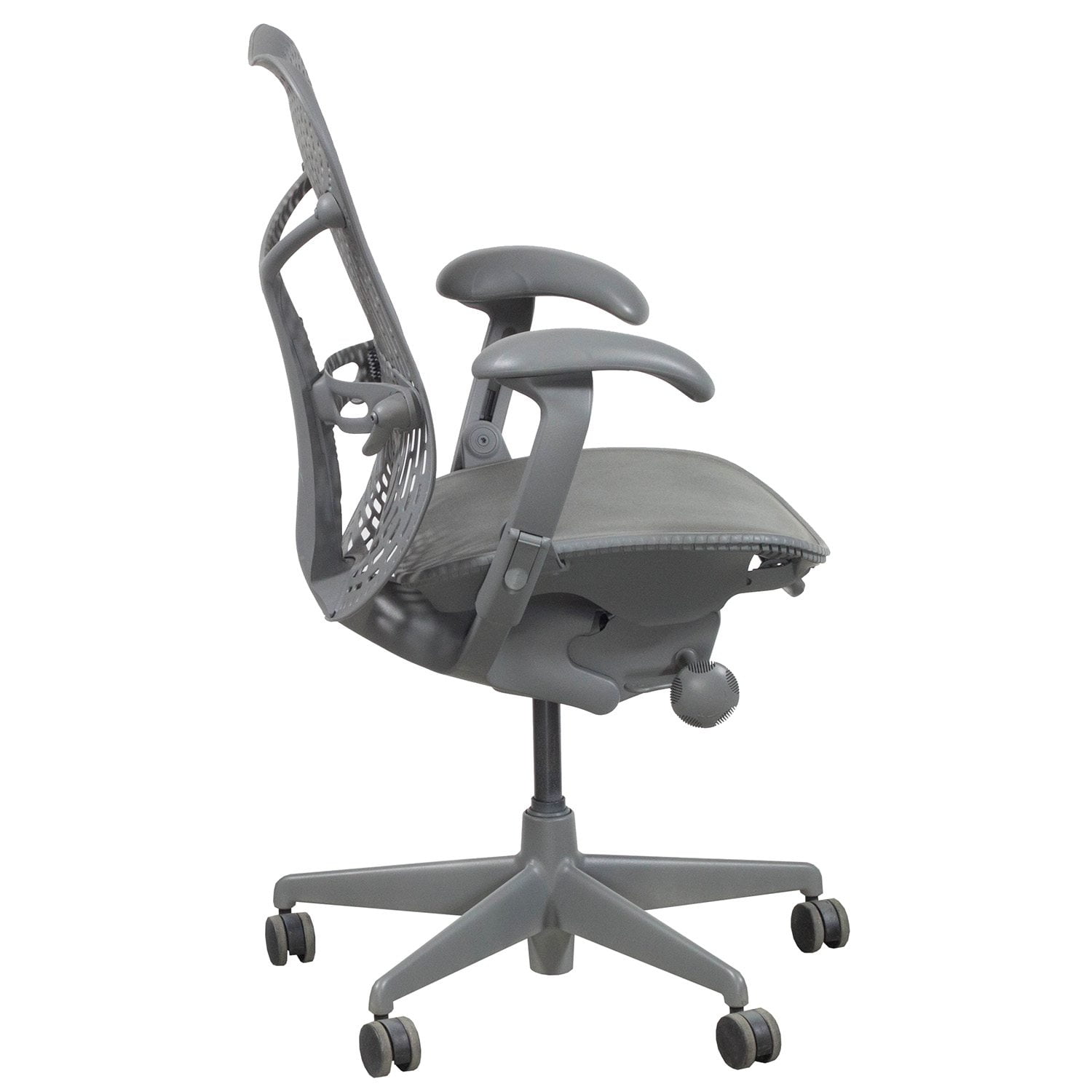 Herman Miller グレーの椅子 Herman Miller Mirra Used Task Chair, Gray Shadow - National Office