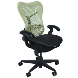 Herman Miller Mirra Used Mesh Seat Task Chair, Citron