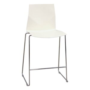 Hightower Four Cast'2 High Used Stool, White