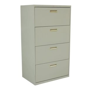 Hon 500 Series Used 4 Drawer 30 Inch Lateral File, Putty