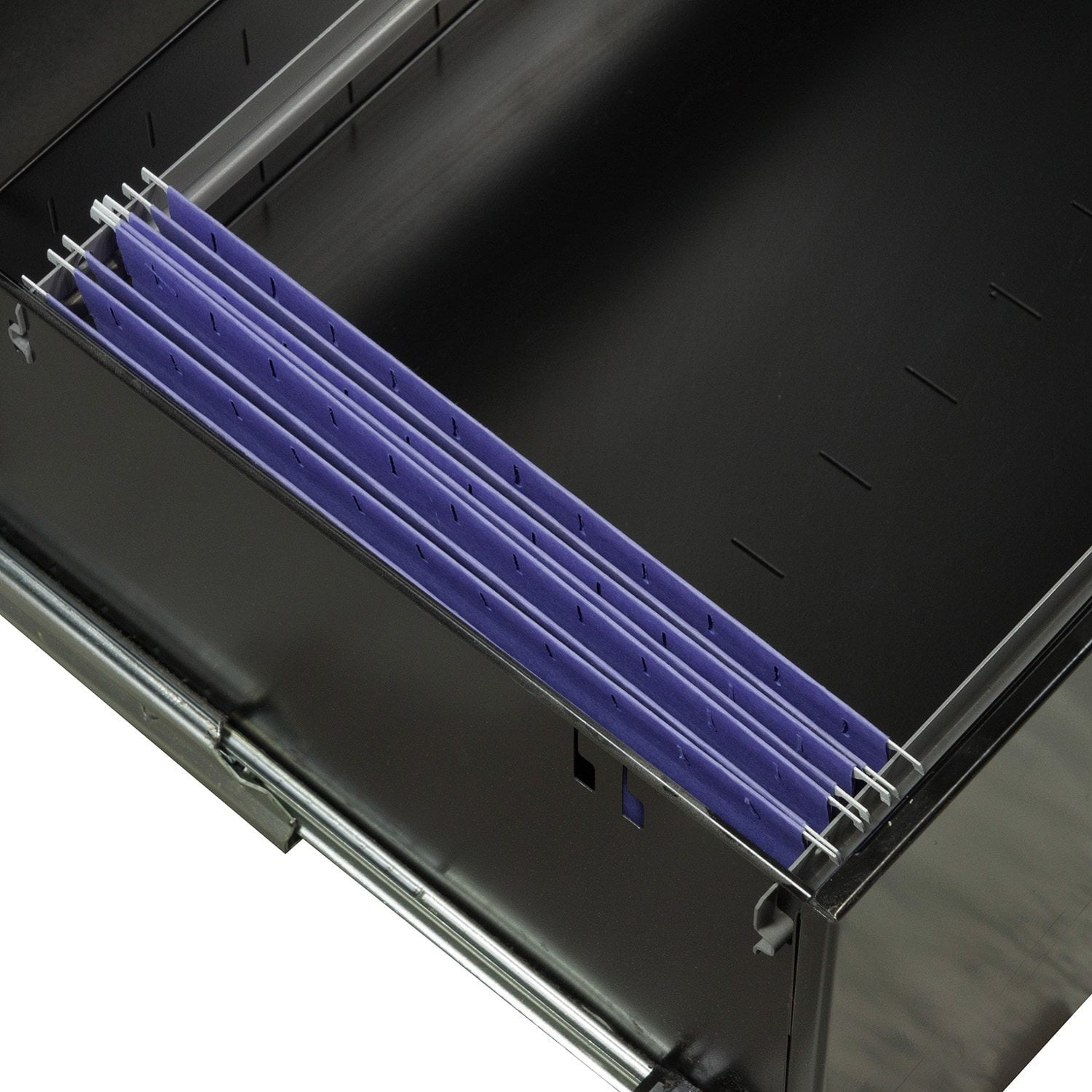 Hon Brigade 600 Series Used 36 inch 4 Drawer Lateral File, Black