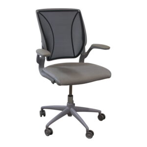 Humanscale Liberty Used Mesh Conference Chair, Gray Pattern