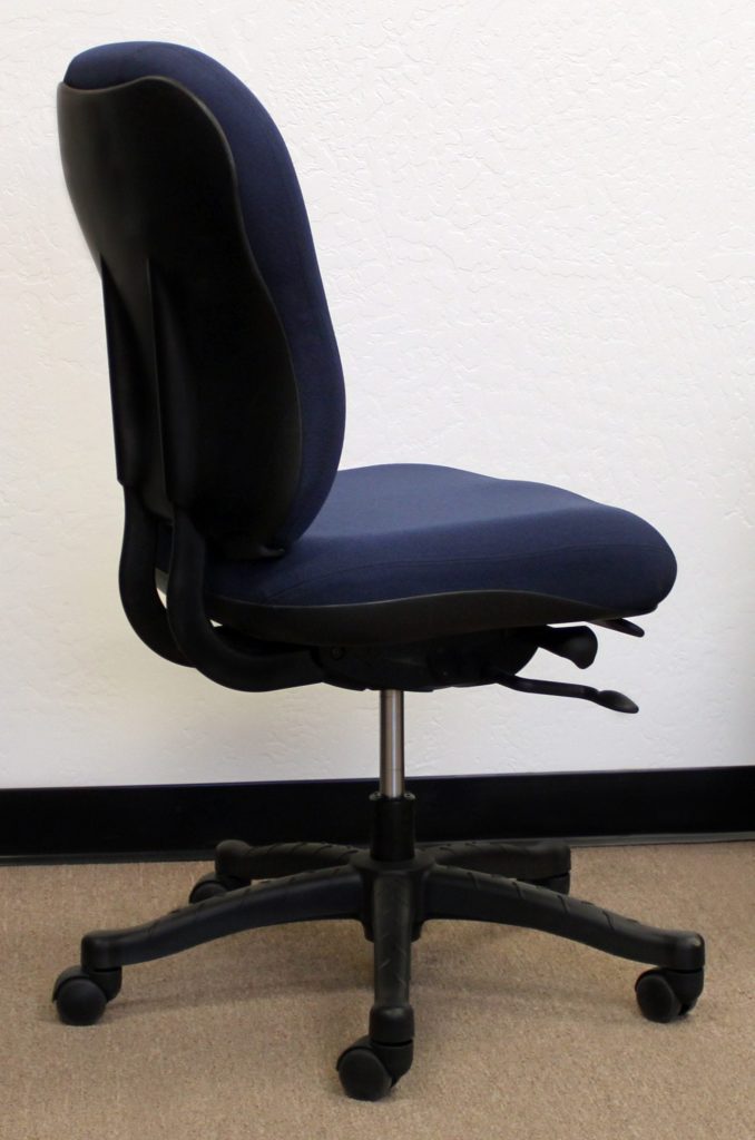 Knoll RPM Used Ergonomic High Back Armless Task Chair, Blue National
