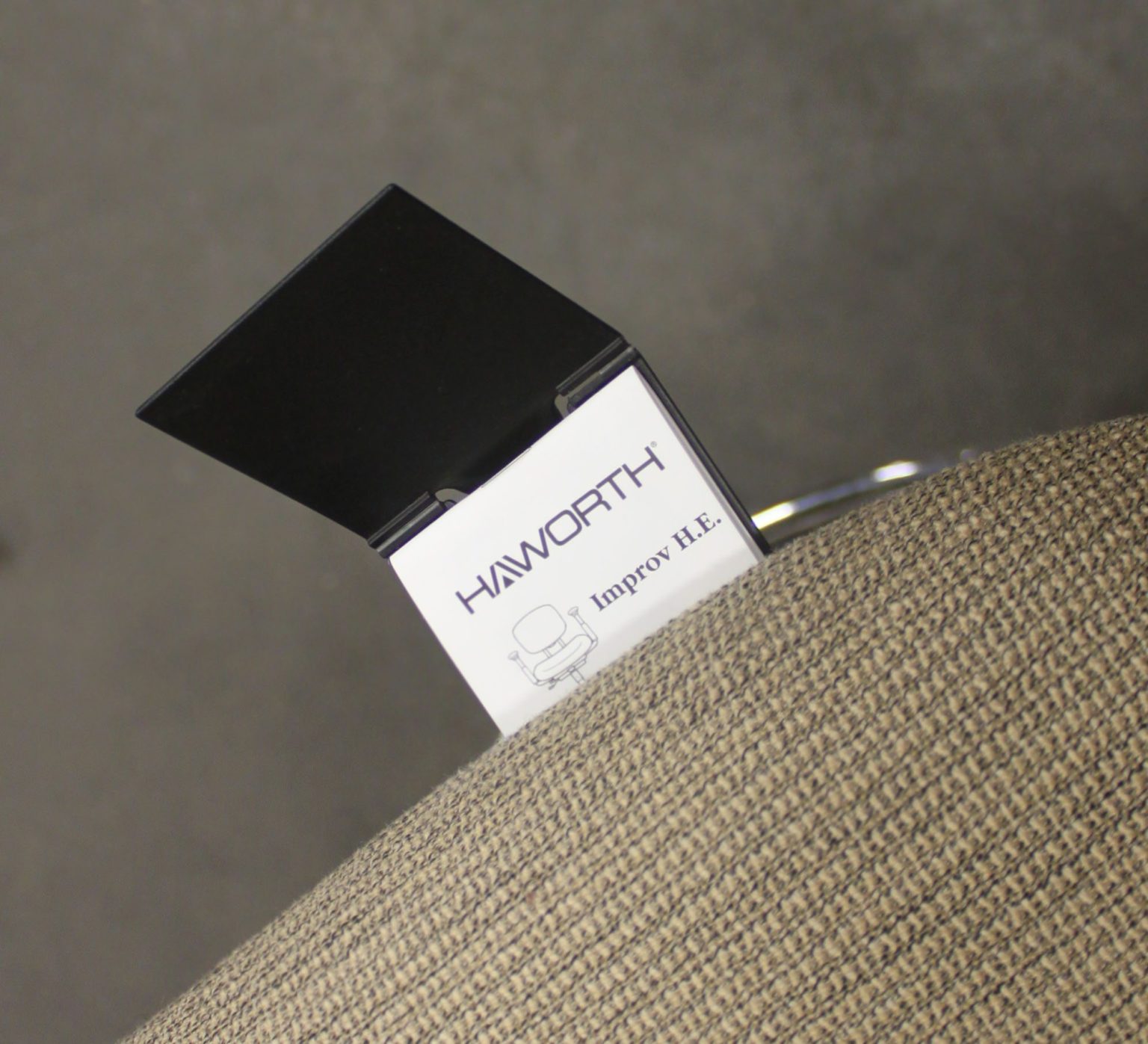 Haworth Improv HE Used Midback Drafting Stool, Tan - National Office