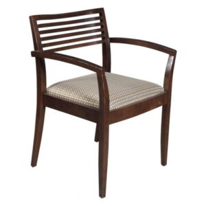 Knoll Joe Used Wood Side Chair, Tan Pattern