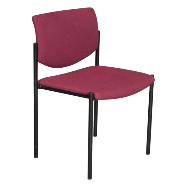 Steelcase Player 475 Armless Used Guest Chair, Maroon National Office