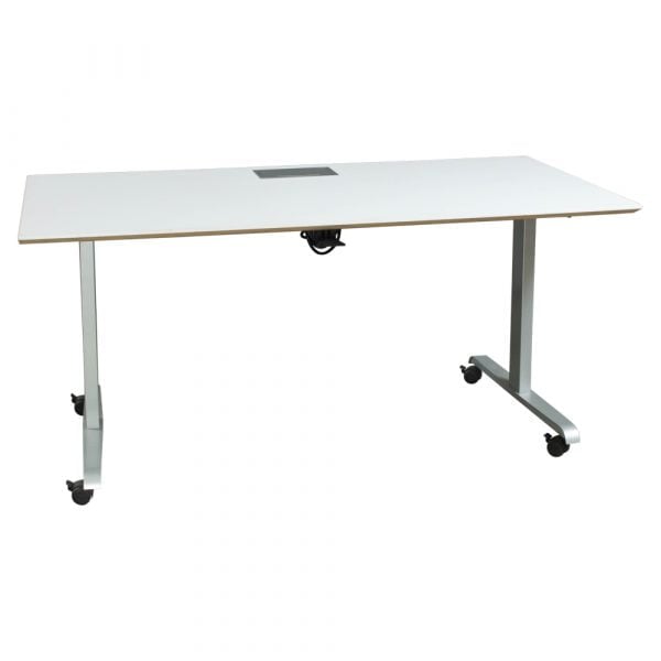 Enwork Impression Used Laminate 30x60 Mobile Nesting Table, White ...