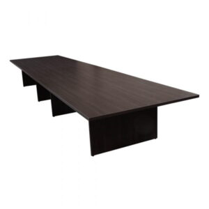 Everyday 18 Foot Laminate Rectangle Conference Table, Gray