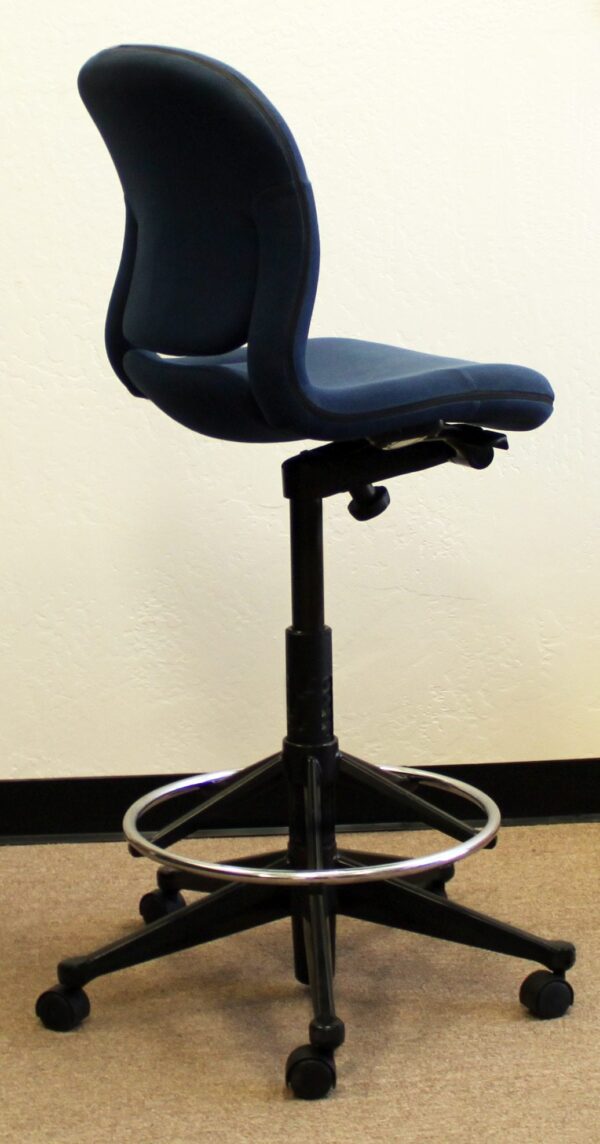 Herman Miller Used Equa Stool, Blue National Office Interiors and