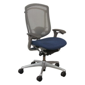 Teknion Contessa Used Mesh Back Task Chair, Admiral Blue