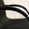 Inside Job Leather New Side Chair, Black