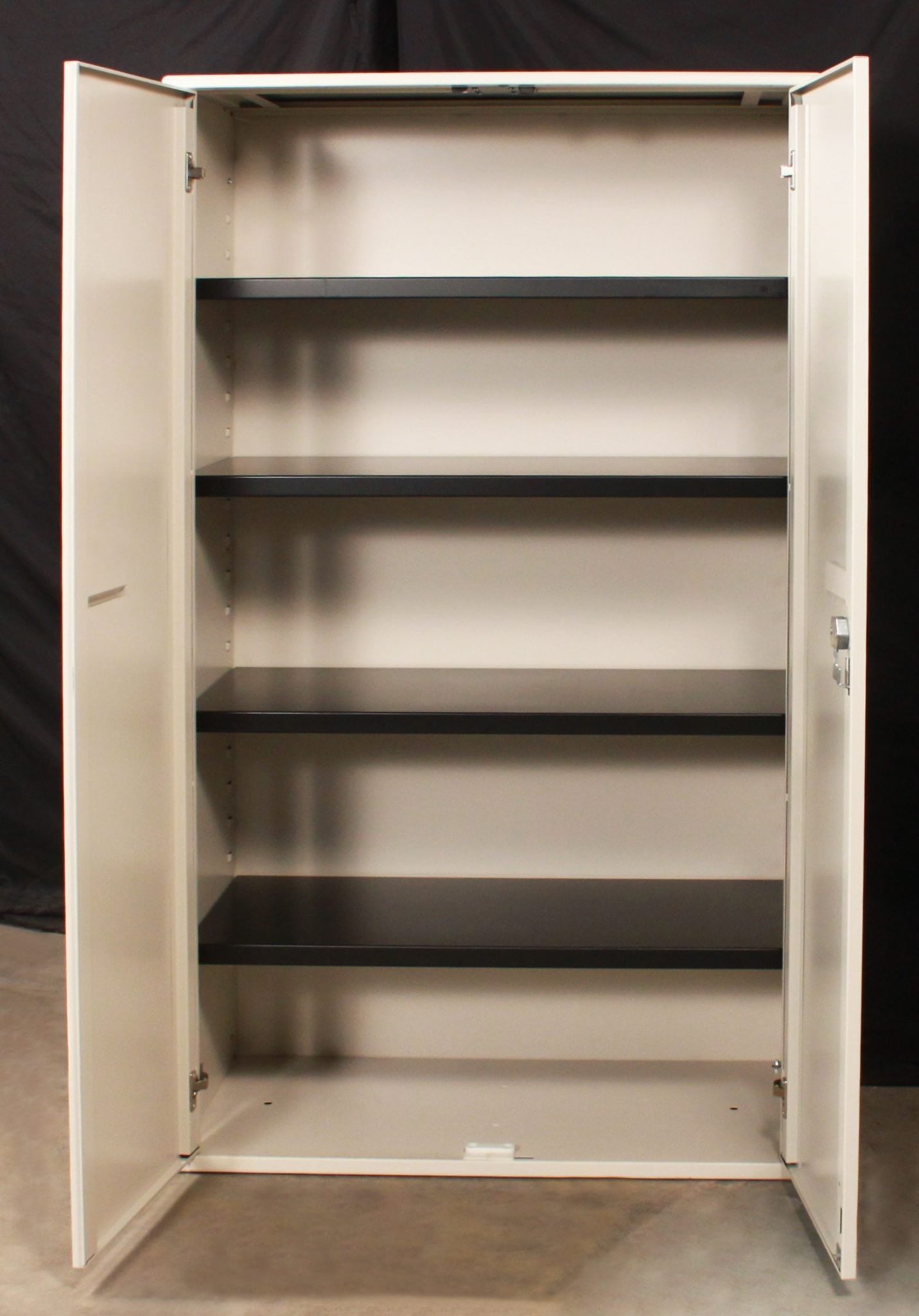 Haworth Used Putty 5 Shelf 63 inch Tall Storage National