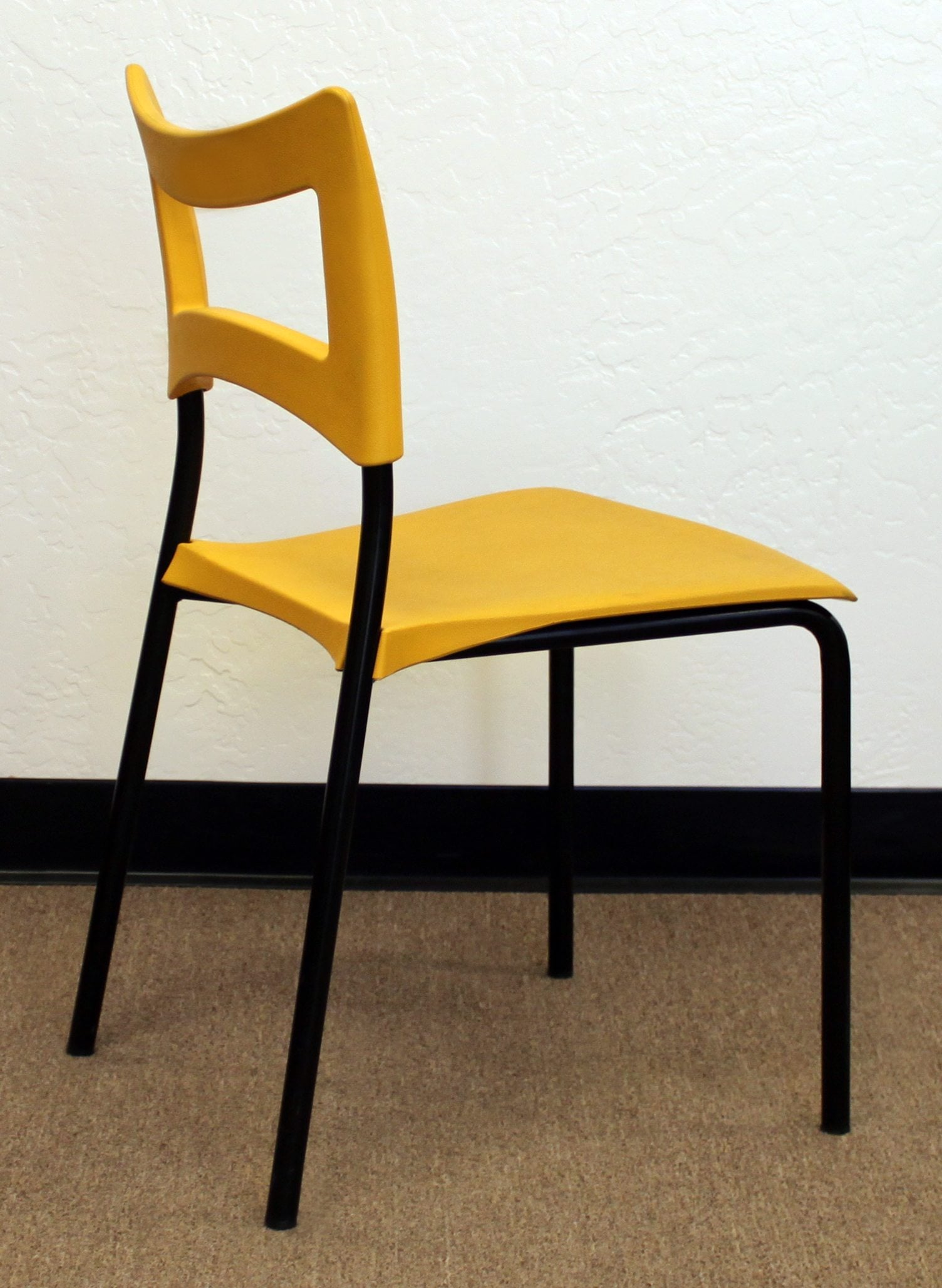 Amat 3 Imax Used Stacking Chair, Yellow National Office Interiors and